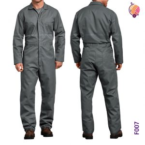 Grey Coverall Full Sleeves