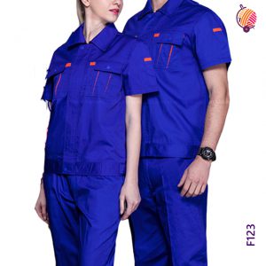 f123-Pattern-Work-Shirt-Half-Sleeves-Work-Wear-Shirts--Tuff-Shirts-For-Workers--Tc-Shirts---Industry-Workers-Shirts--Mechanic-Shirts-